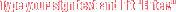 Type your sign text and hit "Enter".