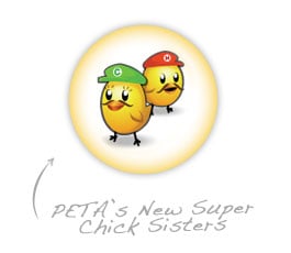 PETA’s New Super Chick Sisters
